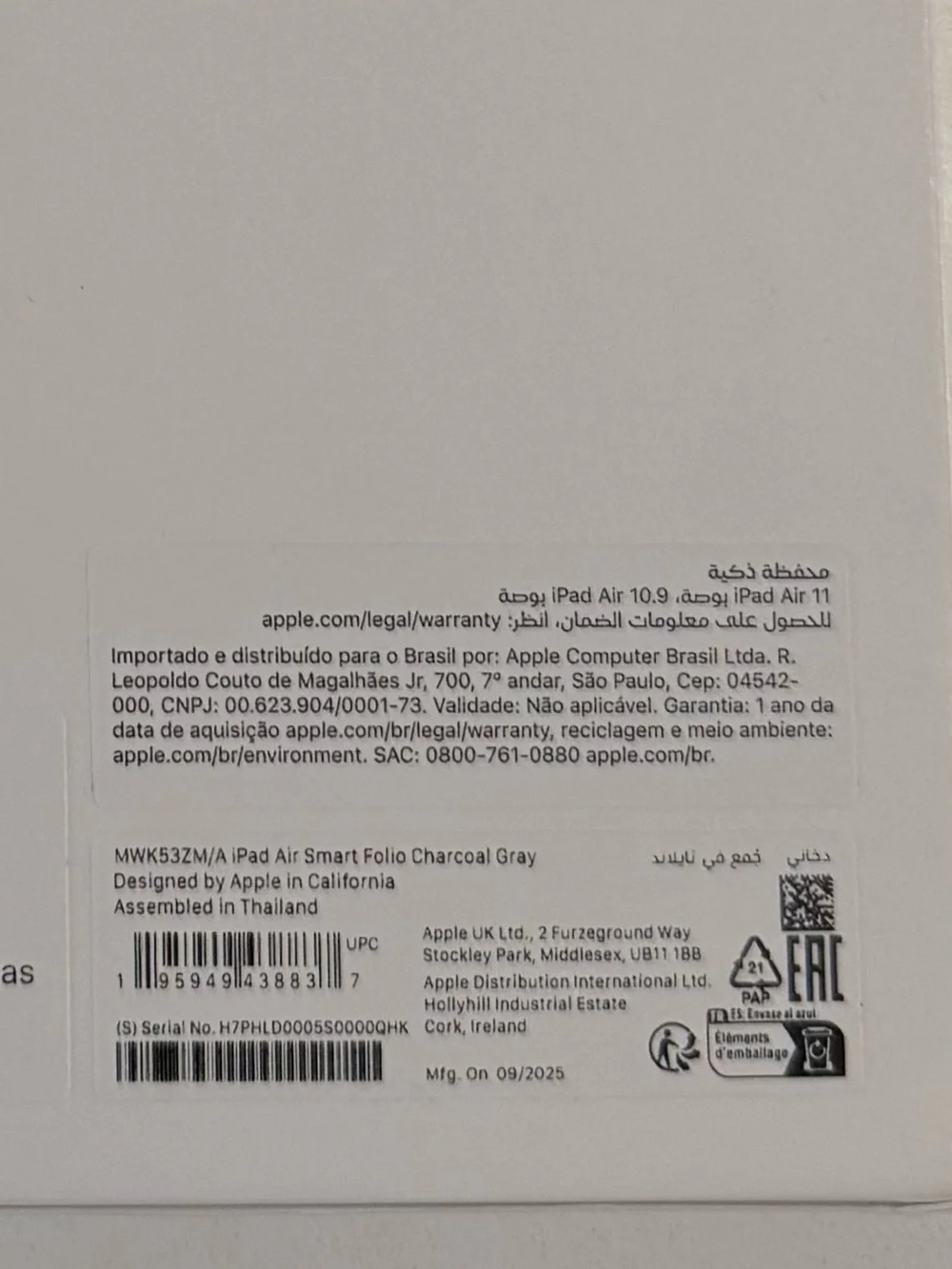 iPad Air Smart Folio 11”